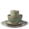 Mica Decorations Tabo Serviesset 4 Persoons Keramiek Groen -Meubel Verkoop 1000019288