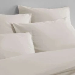 De Witte Lietaer Dekbedovertrek Katoen Satijn Olivia - 260 X 240 Cm - Beige -Meubel Verkoop 1000032113 0103