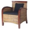 VidaXL Fauteuil Handgeweven Rattan -Meubel Verkoop 1000043927