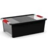Kis Bi Opbergbox M - 26L - Zwart/transparant 2 Kis Bi Opbergbox M - 26L - Zwart/transparant -Meubel Verkoop 1000046952