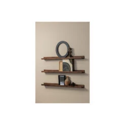 WOOOD Fotolijstplank Studio - Mangohout - Walnoot - 5x120x10 -Meubel Verkoop 1000052518 0103