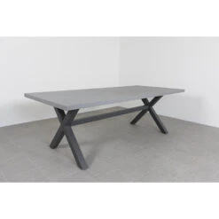 VDG Verona Betonlook Tuintafel 220 X 100 Cm. - Antraciet 8 VDG Verona Betonlook Tuintafel 220 X 100 Cm. - Antraciet -Meubel Verkoop 1000053247 0102
