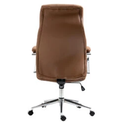 Clp Bureaustoel Wigan Leder Licht Bruin -Meubel Verkoop 1000059670 0103