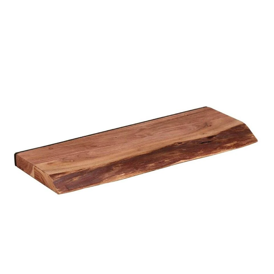 Wandplank Edwin 60cm - Hout - Bruin 3 Wandplank Edwin 60cm - Hout - Bruin