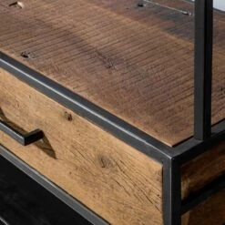 Garderobe Kapstok Brent 35x120x180cm - Hout - Grijs 9 Garderobe Kapstok Brent 35x120x180cm - Hout - Grijs -Meubel Verkoop 1000080538 0103