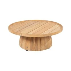 4SO Pablo Koffietafel - Teakhout - Ø80 Cm -Meubel Verkoop 1000080792 0102