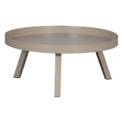 WOOOD Bijzettafel Buiten Sunny - Metaal - Mist - 35x80x80 -Meubel Verkoop 1000086622 0102