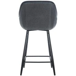 CLP Set Van 2 Barkrukken Gibson Stof Grijs 8 CLP Set Van 2 Barkrukken Gibson Stof Grijs -Meubel Verkoop 1000092161 0102