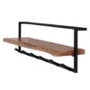 Kalfort Stockton Kapstok Met Hoedenplank 6 Haken - 25x100x32 Cm -Meubel Verkoop 1000094091