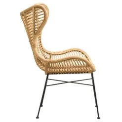 Fauteuil Jasmine - Rotan/metaal - Naturel -Meubel Verkoop 10207005 8000