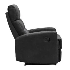 Relaxfauteuil Jackson - Stof - Zwart -Meubel Verkoop 10209885 8000