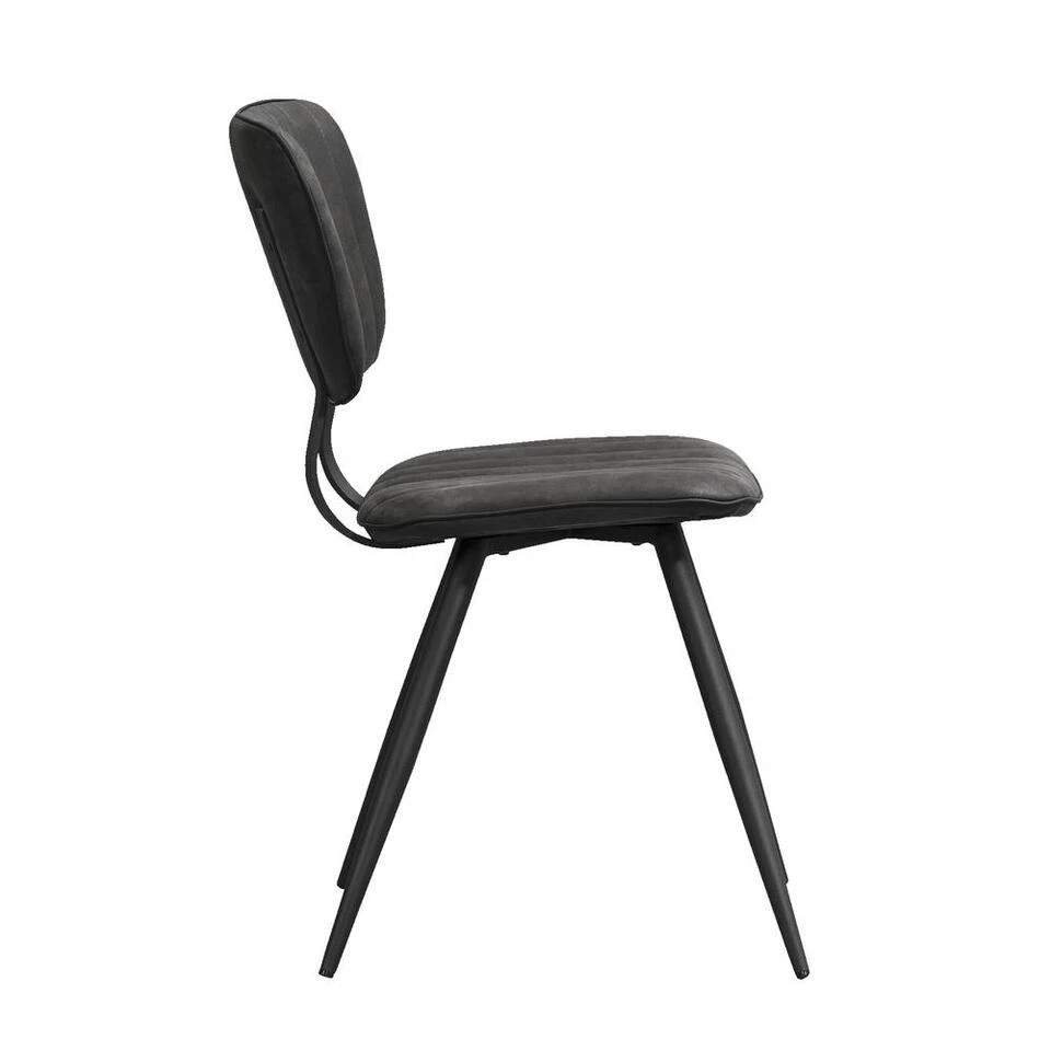 Eetkamerstoel Brim - Stof - Antraciet 6 Eetkamerstoel Brim - Stof - Antraciet - Image 4