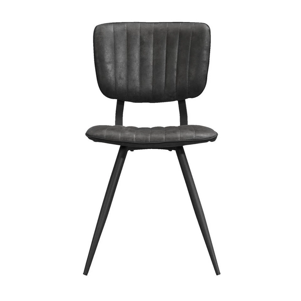 Eetkamerstoel Brim - Stof - Antraciet 3 Eetkamerstoel Brim - Stof - Antraciet