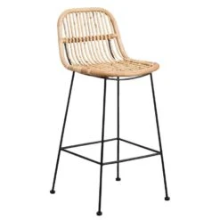 Barkruk Justin - Rotan - Naturel 7 Barkruk Justin - Rotan - Naturel -Meubel Verkoop 11100451 0300