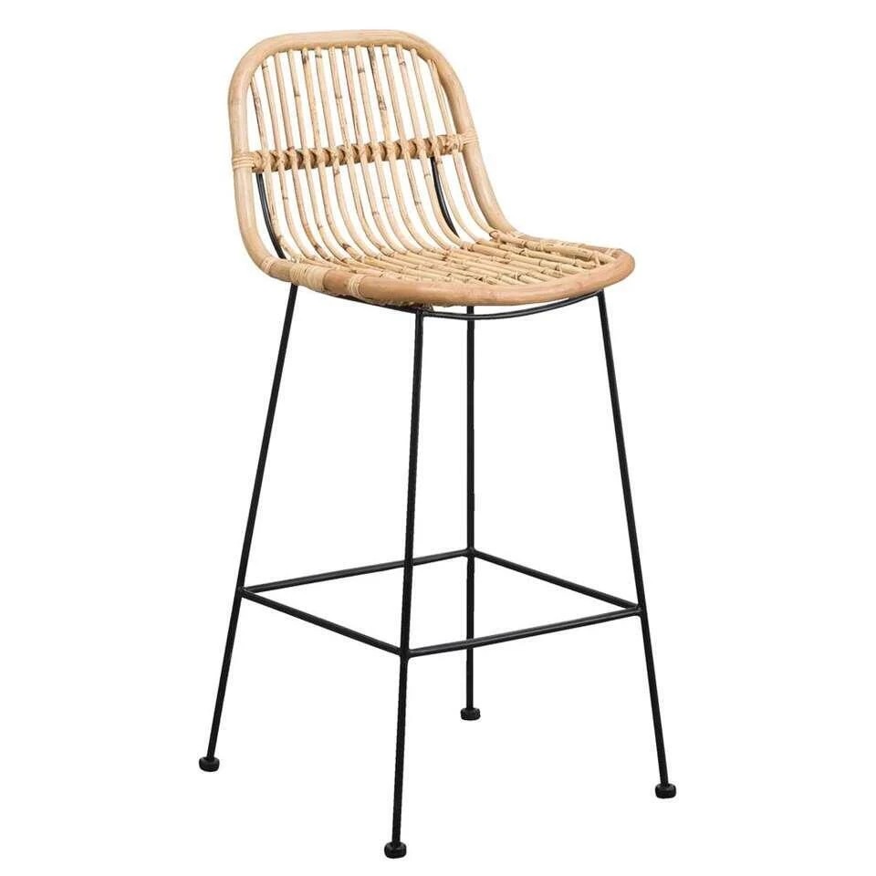 Barkruk Justin - Rotan - Naturel 4 Barkruk Justin - Rotan - Naturel - Image 2