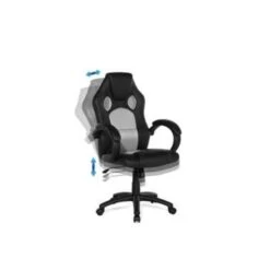 Beliani Bureaustoel FIGHTER - Zwart Kunstleer -Meubel Verkoop 1122156900 0103