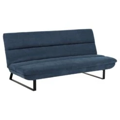 Slaapbank Adelaide - Donker Blauw - 91x200x124 Cm -Meubel Verkoop 12600430 0302