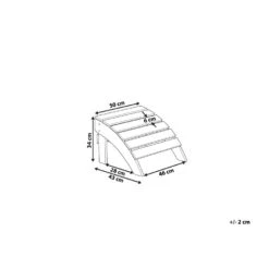 Beliani Voetenbankje ADIRONDACK - Grijs Kunsthout 8 Beliani Voetenbankje ADIRONDACK - Grijs Kunsthout -Meubel Verkoop 1cb65d89849d4e14a3c2ea8858ffd361