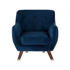 Beliani Fauteuil BODO - Blauw Fluweel -Meubel Verkoop 3104db92ac52462a93c2dfffe835315a