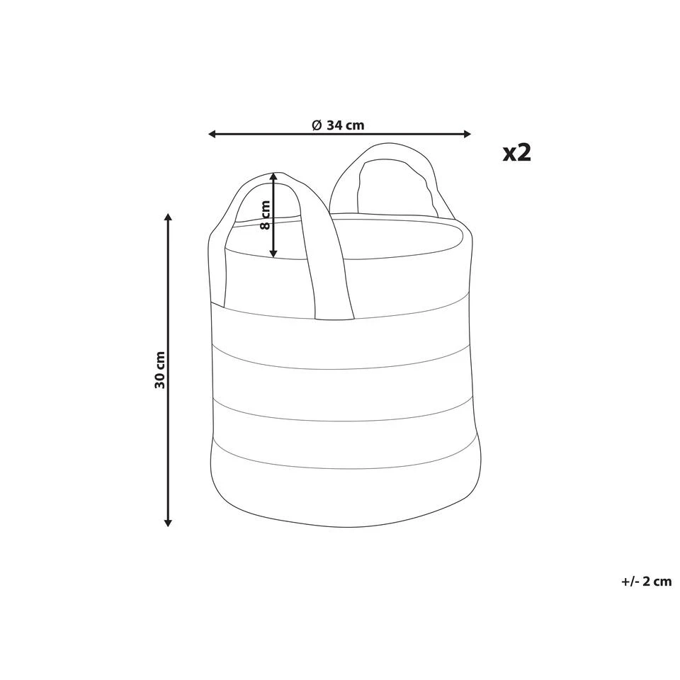 Beliani Mand GEREDE - Beige Jute 4 Beliani Mand GEREDE - Beige Jute - Image 3