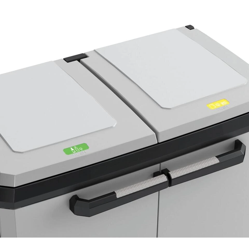 Keter Split Premium Recycling Kliko - Vuilbakken Buiten - 2x110L 5 Keter Split Premium Recycling Kliko - Vuilbakken Buiten - 2x110L - Image 3