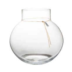 Ernst Glazen Vaas Doorzichtig, 38 Cm