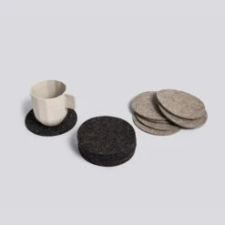Hay Onderzetter Glasunderlägg, Mörkgrå -Meubel Verkoop hay coaster coasters dark gray 5