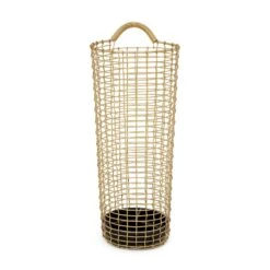 Korbo Umbrella Bin, Brass