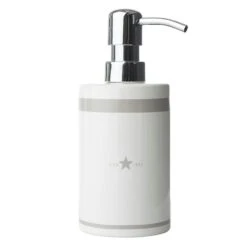 Lexington Earthenware Soap Dispenser, Grey