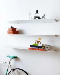 Exilis Basic 28x118 Wall Shelf, White -Meubel Verkoop nonuform exilis basic 28x118 wall shelf 9