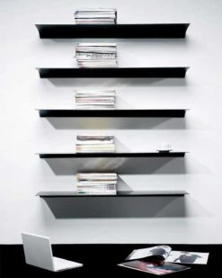 Exilis Basic 28x78 Wall Shelf, Aluminium -Meubel Verkoop nonuform exilis basic 28x78 wall shelf 9