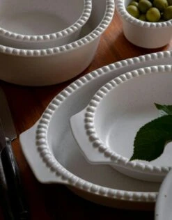 DARIA Ovenschaal 35 Cm, Cotton White -Meubel Verkoop potteryjo daria ovenschaal 35 cm 17