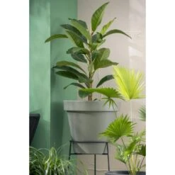 Bloempot Finn - Groen - 90% Gerecycled Kunststof - ø50 Cm -Meubel Verkoop sf 54211142 1012