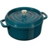 Staub Cocotte Rond 24 Cm 3,8 L, Petrolblauw -Meubel Verkoop staub la mer rund gryta 24 cm petroleum bla 38 l 1