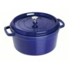 Staub Round Casserole In Cast Iron 6,7 L, Dark Blue -Meubel Verkoop staub staub round cocotte dark blue 4